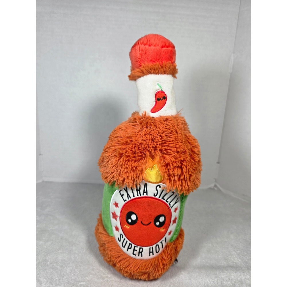 Squishable Comfort Food Hot Sauce Plush Extra Silly Super Hot Orange Green